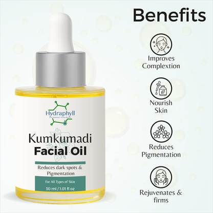 Kumkumadi, Argan & Almond Facial Oil Trio – Buy 1 Get 2 Free for £29.99