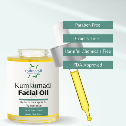 Kumkumadi, Argan & Almond Facial Oil Trio – Buy 1 Get 2 Free for £29.99