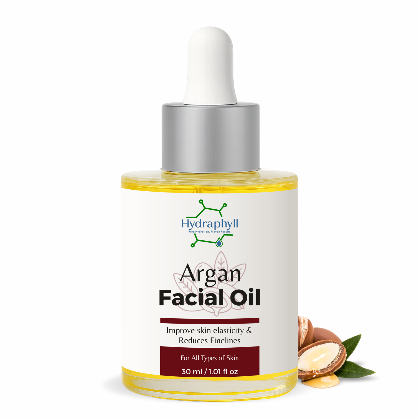 Argan Facial Oil – Improves Skin Elasticity, Reduces Fine Lines for All Skin Types (30ml)