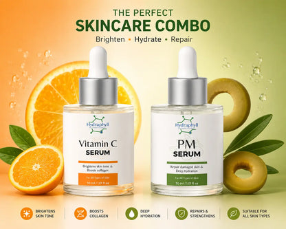 Dark Spots & Dull Skin Solution – Vitamin C + PM Serum Set | £15.99